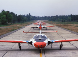 Trainers Lining up for take-off